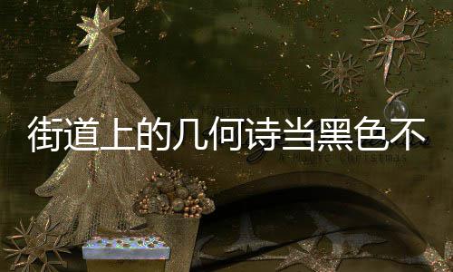 不锈黑色艺术钢垃品街道几何圾桶成为城市上的诗当